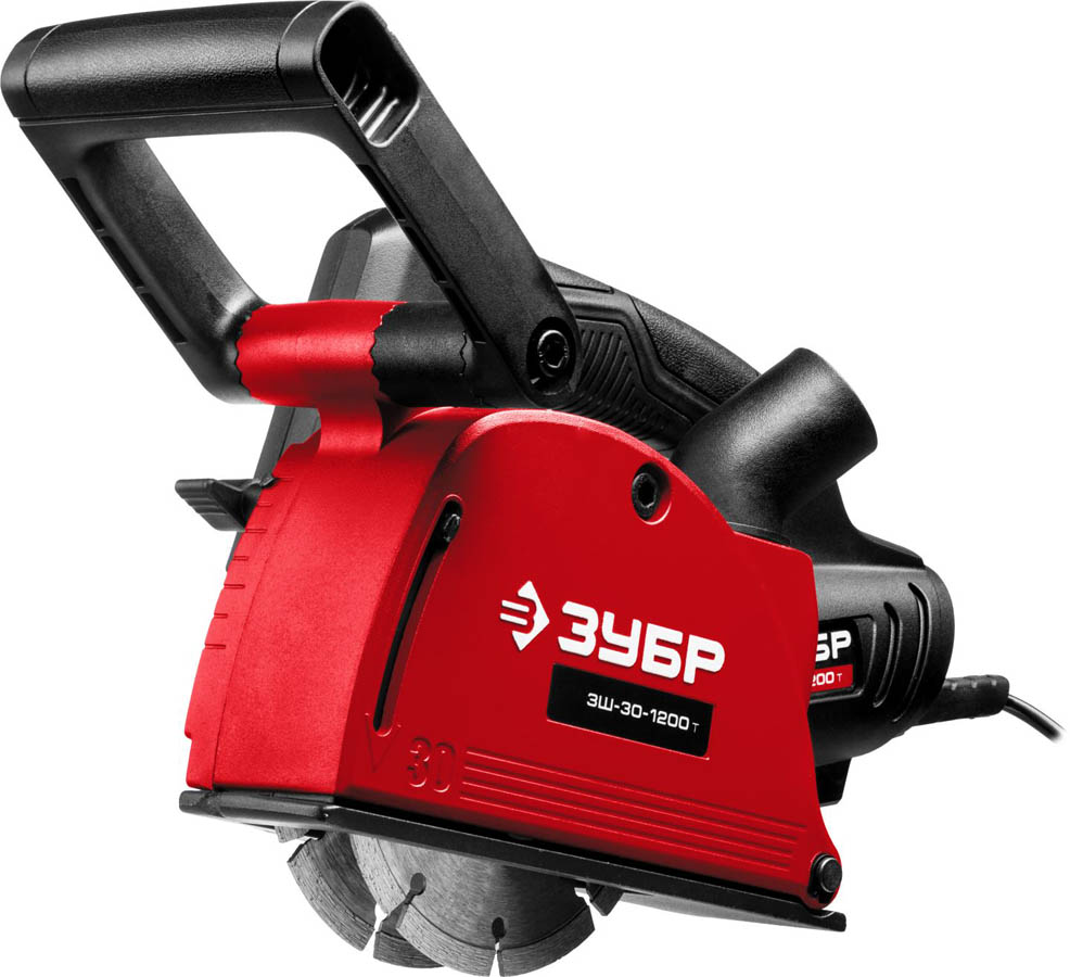 ЗУБР 1200 Вт, 8800 об/мин, 10-45 мм, штроборез электрический ЗШ-30-1200 Т Мастер купить по цене 8&nbsp;810 ₽ в интернет магазине ТЕХСАД