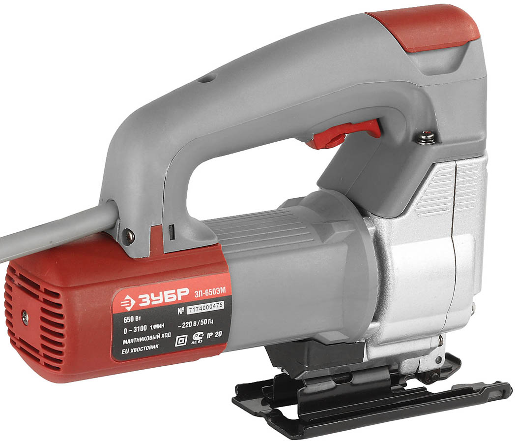 ЗУБР 650 Вт, 20 мм, лобзик ЗЛ-650ЭМ купить по цене 4&nbsp;486 ₽ в интернет магазине ТЕХСАД
