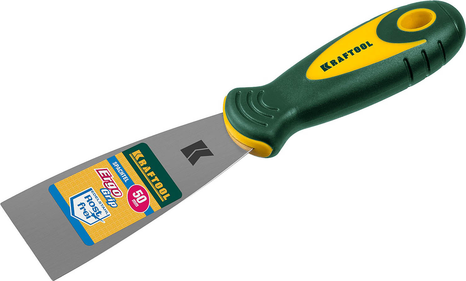 KRAFTOOL 50 мм, нержавеющее полотно, двухкомпонентная рукоятка, шпательная лопатка 10035-050 купить по цене 500 ₽ в интернет магазине ТЕХСАД
