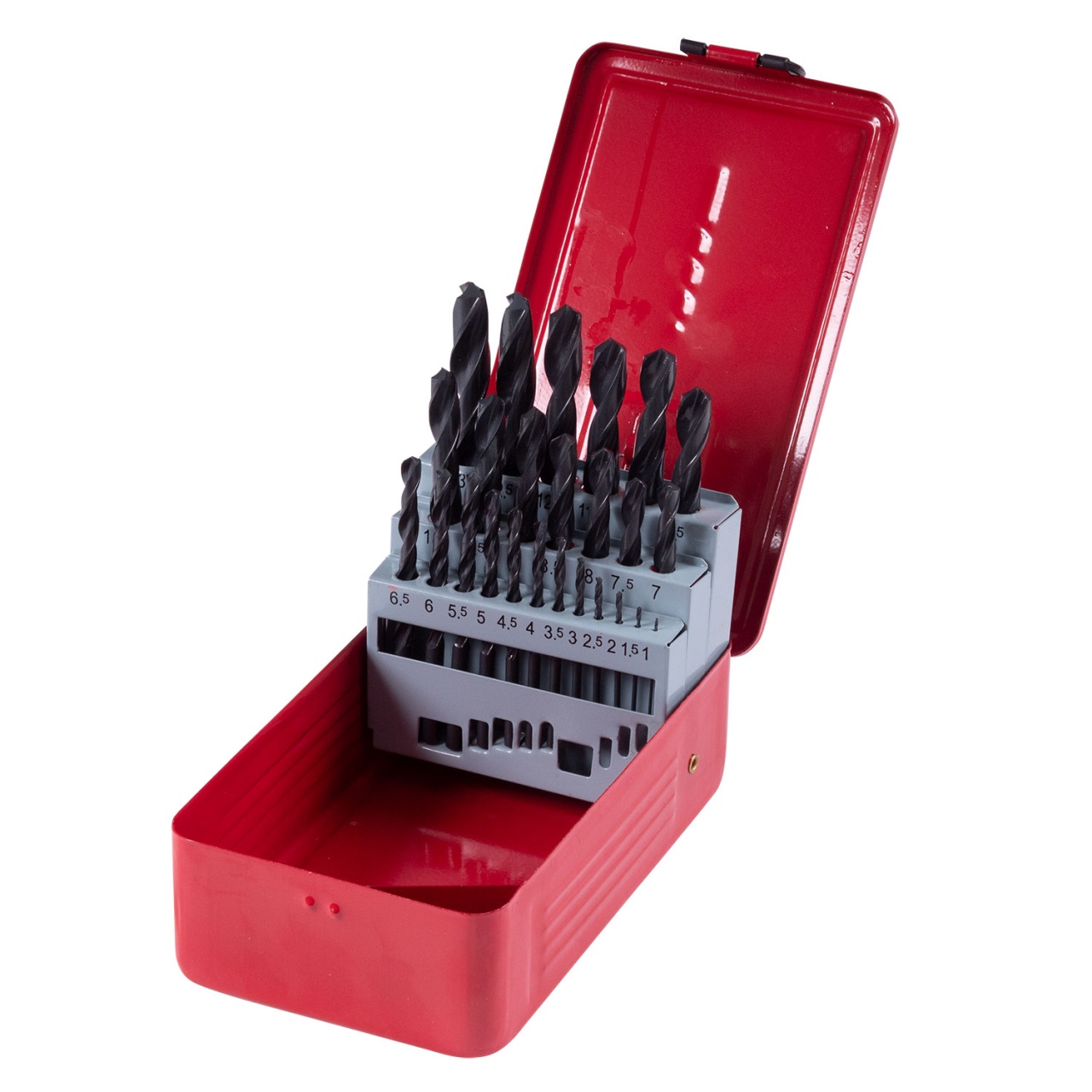 Набор сверл по металлу HSS 1,0-13,0 мм, 25 предметов KING TONY 11325SQ купить по цене 5&nbsp;290 ₽ в интернет магазине ТЕХСАД