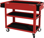 Тележка открытая, 3 полки и 2 ящика, красная FERRUM 02.232-3000 купить по цене 13&nbsp;751 ₽ в интернет магазине ТЕХСАД