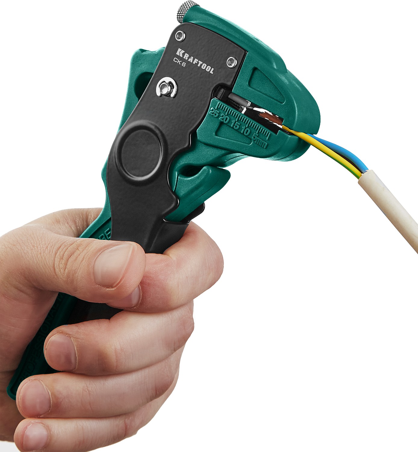 KRAFTOOL 0.18-6 мм², 2-в-1 стриппер автоматический CK-6 22630 Professional купить по цене 2&nbsp;130 ₽ в интернет магазине ТЕХСАД