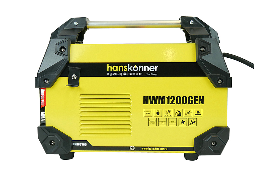 Сварочный инвертор Hanskonner HWM1200GEN купить по цене 16&nbsp;450 ₽ в интернет магазине ТЕХСАД