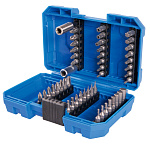 Набор вставок (бит) 1/4'', PH, PZ, Hex, Torx, Slotted, Square, 49 предметов KING TONY 1049CQ купить по цене 2&nbsp;570 ₽ в интернет магазине ТЕХСАД