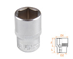 Головка торцевая стандартная шестигранная 1/4'', 12 мм AFFIX AF00020012 купить по цене 80 ₽ в интернет магазине ТЕХСАД