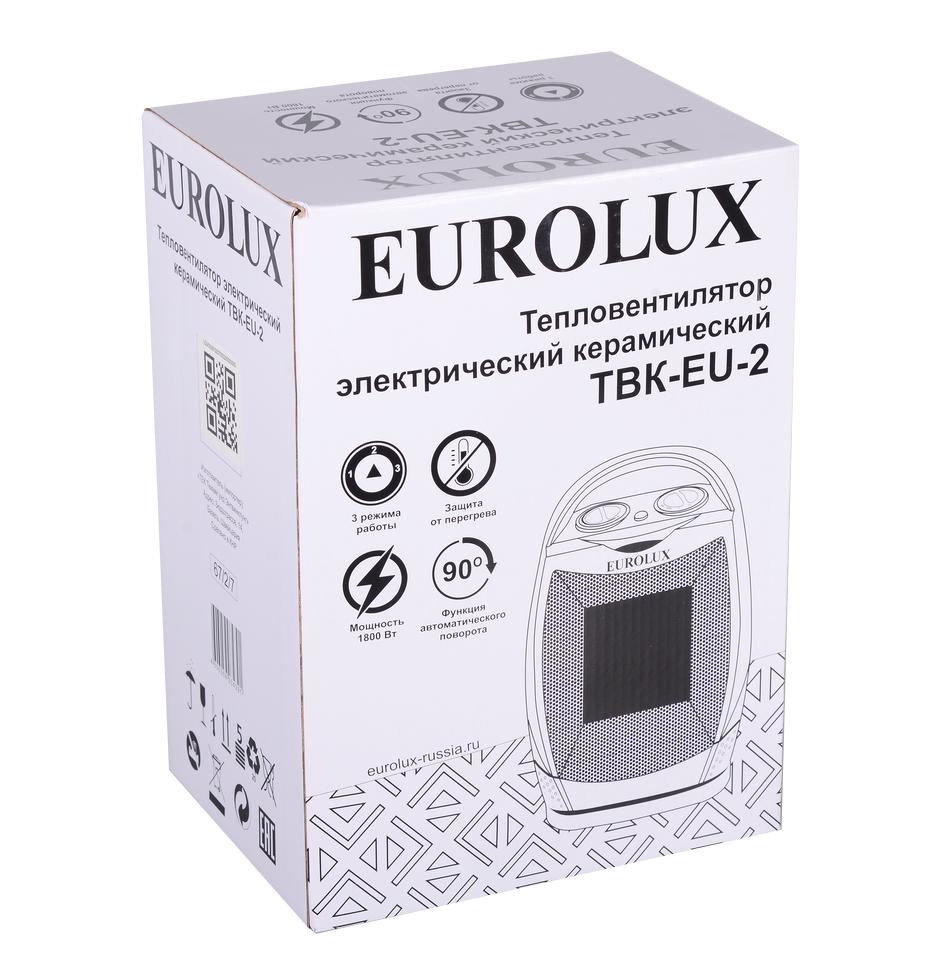 Тепловентилятор Eurolux ТВК-EU-2 купить по цене 1&nbsp;950 ₽ в интернет магазине ТЕХСАД