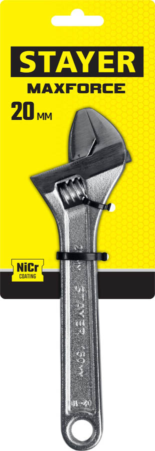 STAYER 150/20 мм, ключ разводной MAX-Force 2725-15_z01 купить по цене 490 ₽ в интернет магазине ТЕХСАД