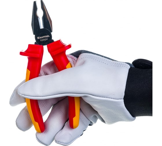 KRAFTOOL 160 мм, Cr-Mo, плоскогубцы хромированные 2202-1-16_z01 купить по цене 1&nbsp;990 ₽ в интернет магазине ТЕХСАД