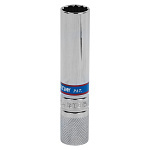 Головка свечная двенадцатигранная 3/8'', 14 мм, L = 90 мм, резиновый фиксатор KING TONY 36C014 купить по цене 710 ₽ в интернет магазине ТЕХСАД