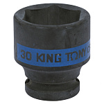 Головка торцевая ударная шестигранная 1/2'', 30 мм KING TONY 453530M купить по цене 640 ₽ в интернет магазине ТЕХСАД