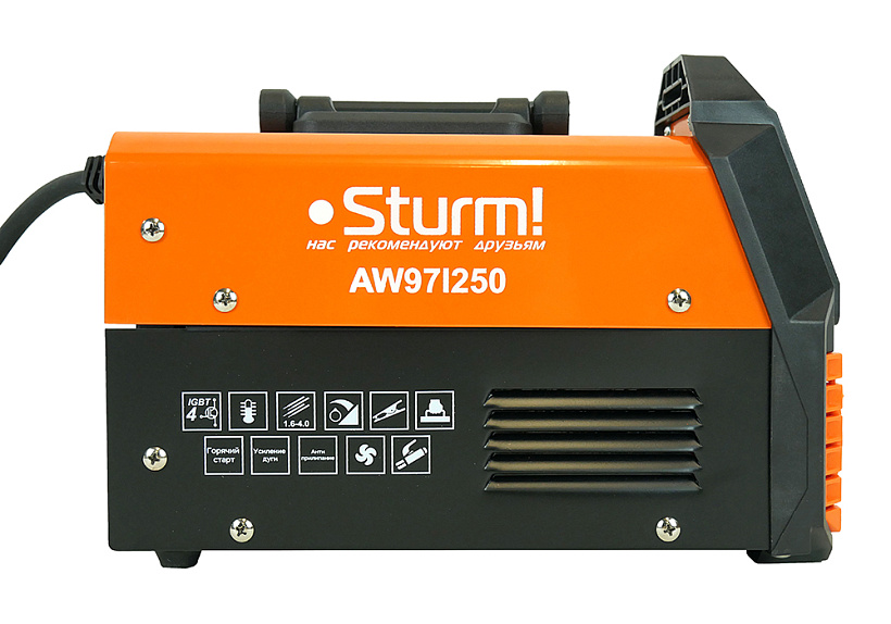 Сварочный инвертор Sturm! AW97I250 купить по цене 9&nbsp;550 ₽ в интернет магазине ТЕХСАД
