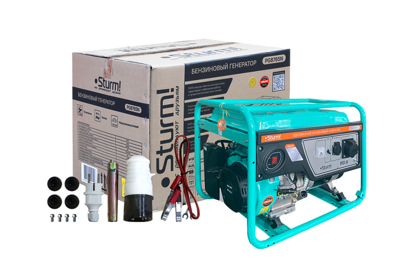 Генератор Sturm! PG8765N купить по цене 52&nbsp;990 ₽ в интернет магазине ТЕХСАД