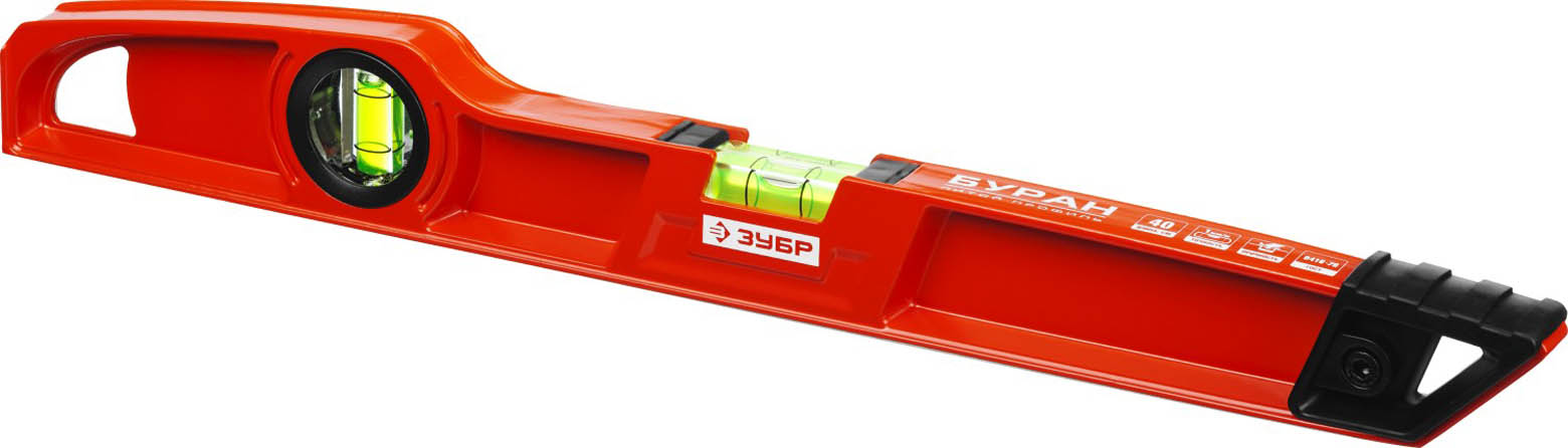 ЗУБР 400 мм, уровень литой усиленный Буран 34723-040 купить по цене 1&nbsp;310 ₽ в интернет магазине ТЕХСАД