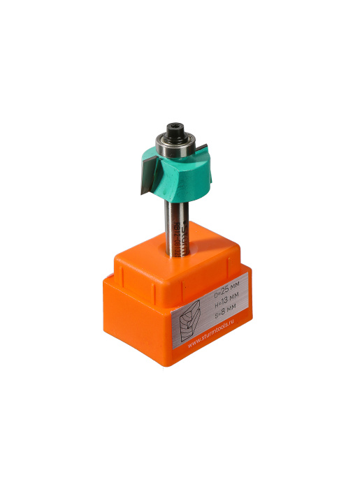 RB12-081325 Фреза фальцевая с подшипником DxHxL 25x13x57 мм, хв.8 Sturm! купить по цене 290 ₽ в интернет магазине ТЕХСАД