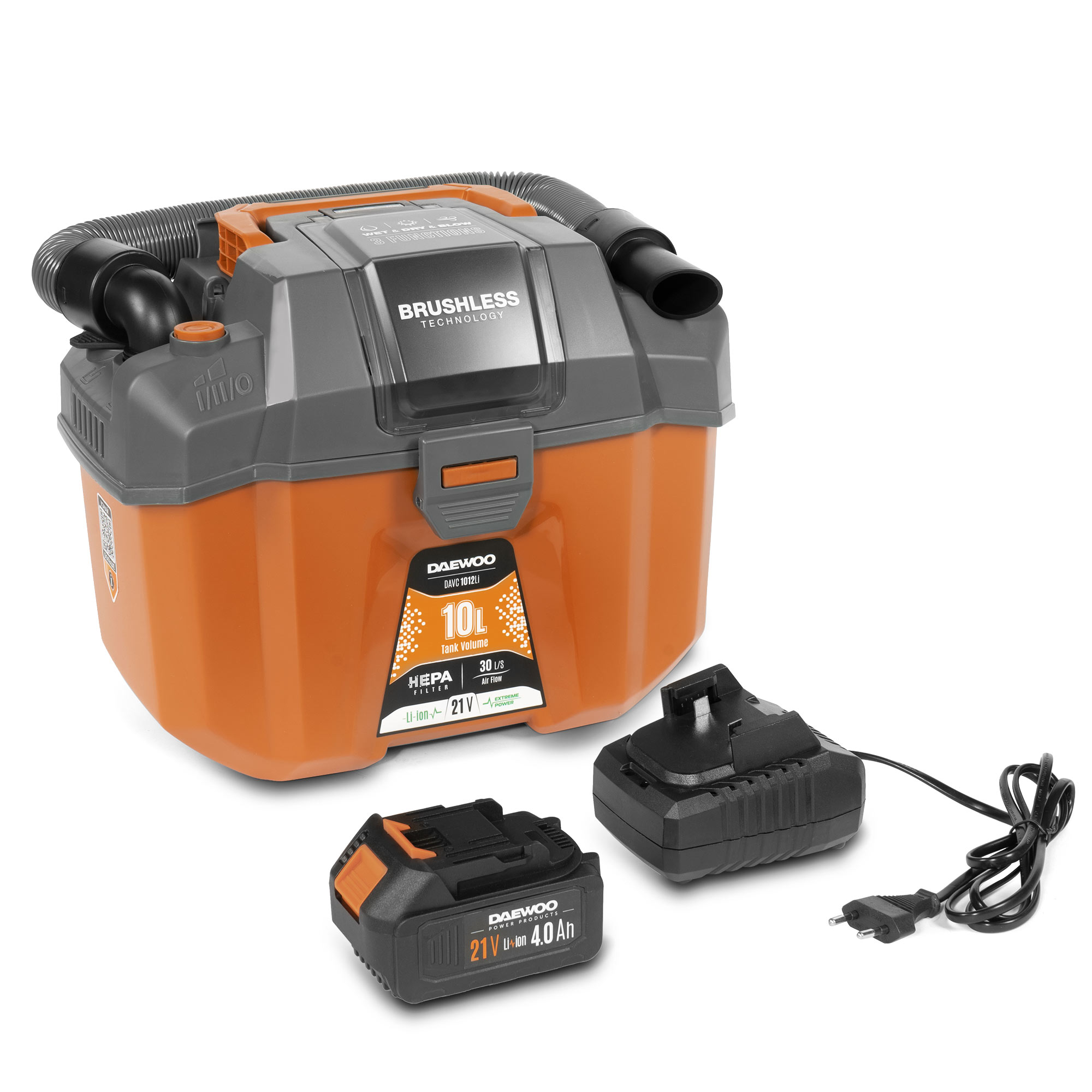 Пылесос аккумуляторный DAEWOO DAVC 1012Li SET купить по цене 13&nbsp;990 ₽ в интернет магазине ТЕХСАД