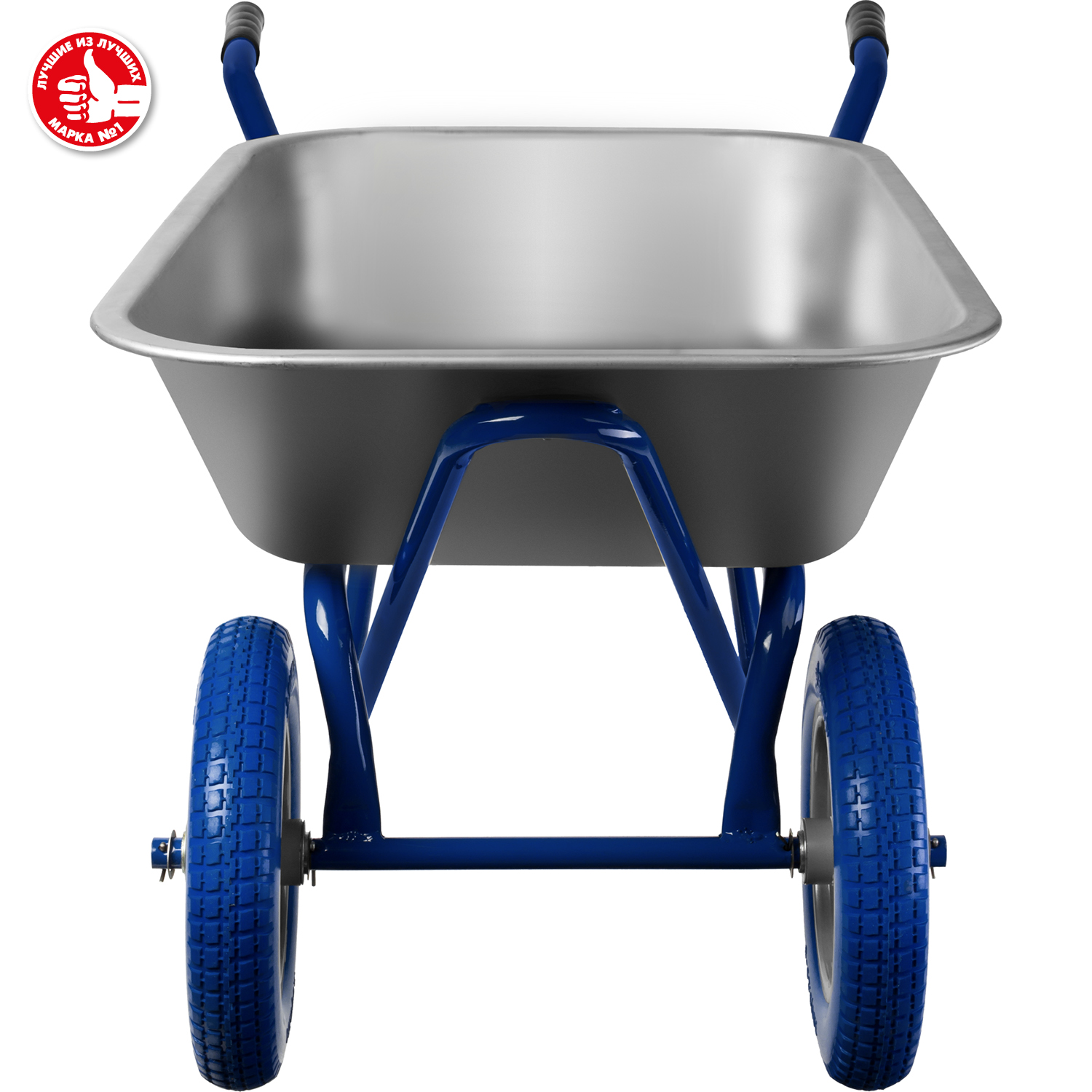 ЗУБР 240 кг, 110 л, двухколесная, тачка строительная 39911_z01 Профессионал купить по цене 7&nbsp;430 ₽ в интернет магазине ТЕХСАД