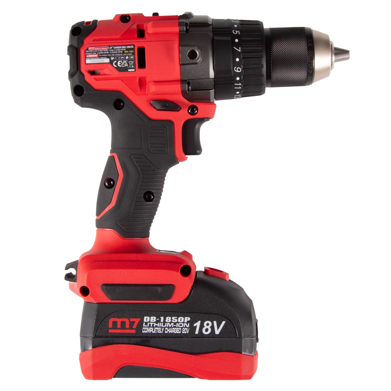 Аккумуляторная дрель-шуруповерт 18 В, ударная, кейс MIGHTY SEVEN DH-101A купить по цене 35&nbsp;500 ₽ в интернет магазине ТЕХСАД