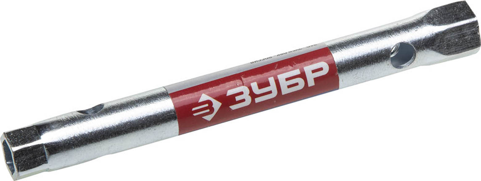 ЗУБР 8 х 10 мм, хромированный, ключ торцовый трубчатый 27162-08-10 купить по цене 118 ₽ в интернет магазине ТЕХСАД