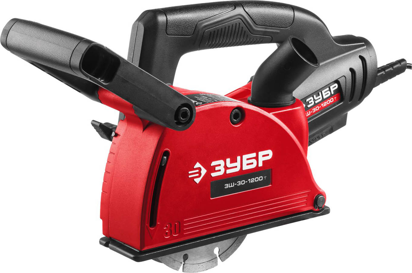 ЗУБР 1200 Вт, 8800 об/мин, 10-45 мм, штроборез электрический ЗШ-30-1200 Т Мастер купить по цене 8&nbsp;810 ₽ в интернет магазине ТЕХСАД