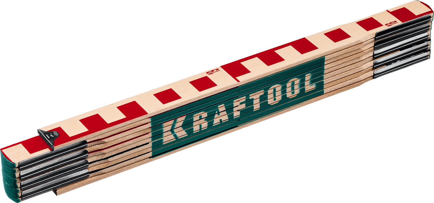 KRAFTOOL 2 м, рейка складная усиленная MRE 34728 купить по цене 238 ₽ в интернет магазине ТЕХСАД