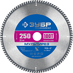 ЗУБР 250 x 30 мм, 100Т, диск пильный по алюминию Мультирез 36907-250-30-100_z01 купить по цене 3&nbsp;070 ₽ в интернет магазине ТЕХСАД