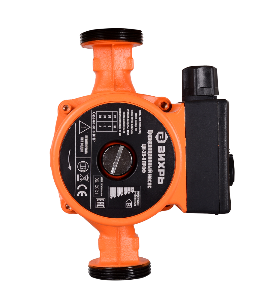 Циркуляционный насос ВИХРЬ ЦН-25-6 ПРОФ купить по цене 3&nbsp;790 ₽ в интернет магазине ТЕХСАД