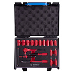 Набор торцевых диэлектрических головок с принадлежностями 1/4'', шестигранные, 5-14 мм, 18 предметов KING TONY 25VE01MRV купить по цене 24&nbsp;650 ₽ в интернет магазине ТЕХСАД