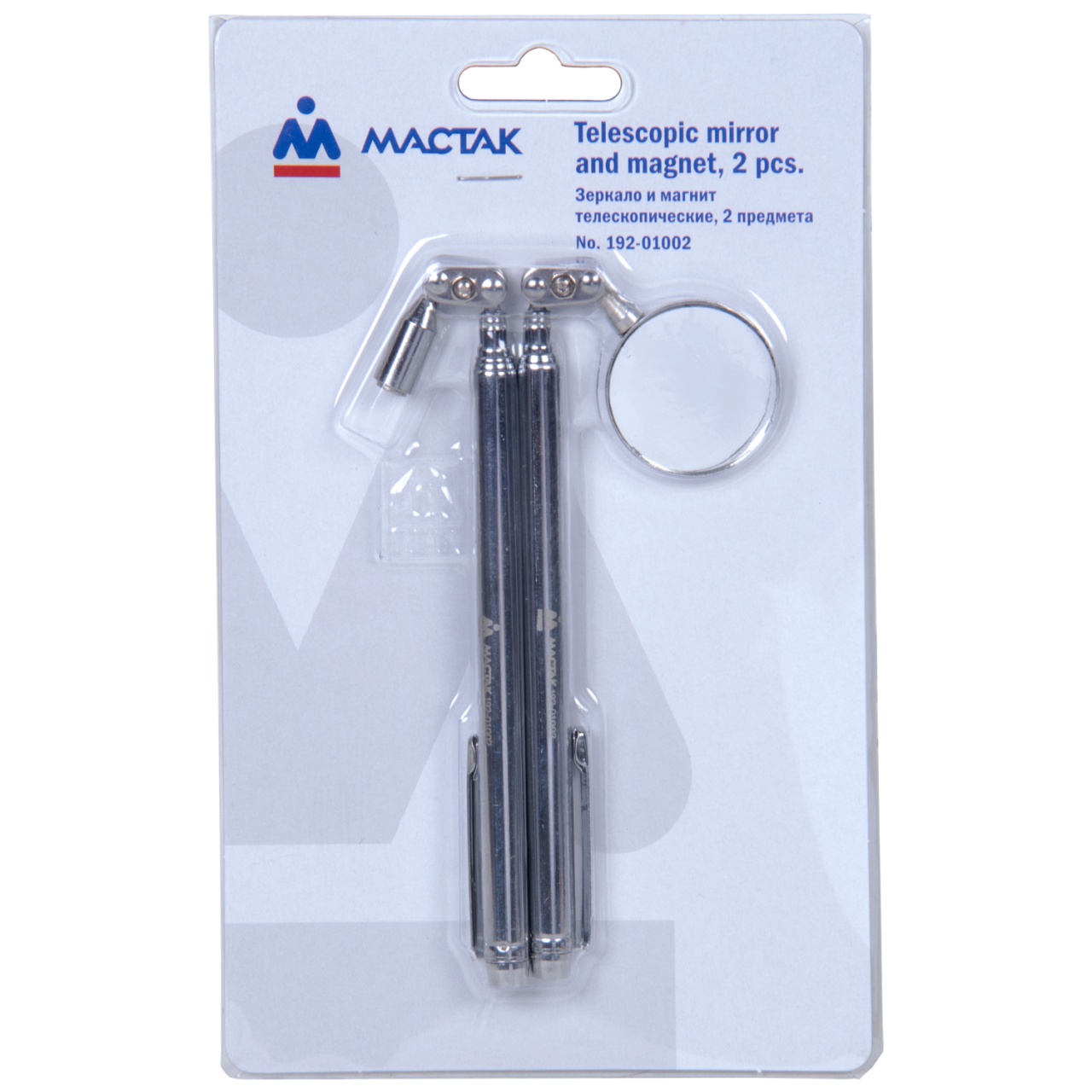 Набор зеркало и магнит телескопические, 2 предмета МАСТАК 192-01002 купить по цене 1&nbsp;360 ₽ в интернет магазине ТЕХСАД