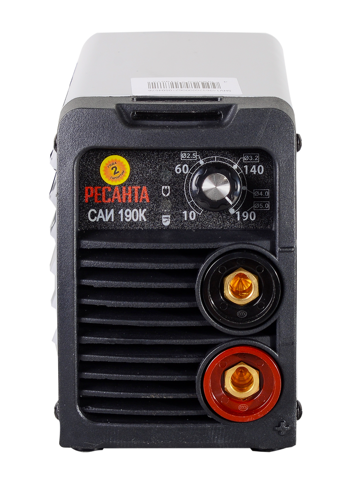 Сварочный аппарат инверторный Ресанта САИ 190К (компакт) купить по цене 6&nbsp;267 ₽ в интернет магазине ТЕХСАД