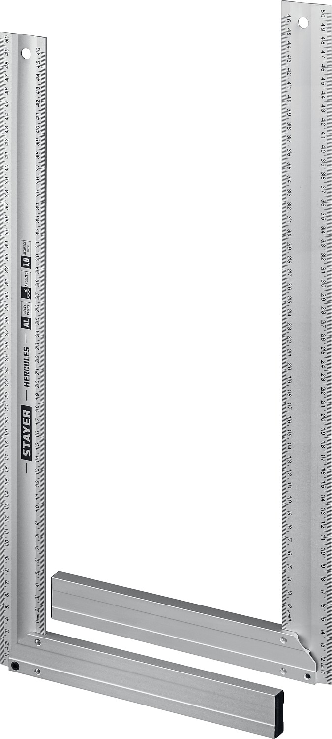 STAYER 500 х 2 мм, с усиленным алюминиевым полотном, жесткий столярный угольник HERCULES 3432-50 Professional купить по цене 570 ₽ в интернет магазине ТЕХСАД