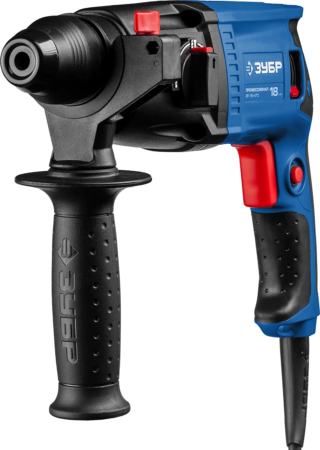 ЗУБР 470 Вт, 0-1750 об/мин, 0-7400 уд/мин, перфоратор горизонтальный ЗП-18-470 Профессионал купить по цене 3&nbsp;790 ₽ в интернет магазине ТЕХСАД