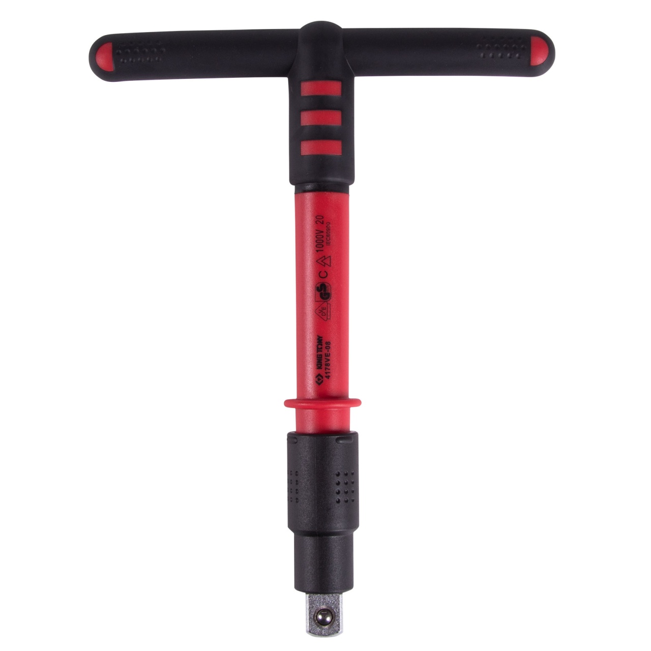 Вороток диэлектрический 1/2'', 200 мм, Т-образный KING TONY 4178VE-08 купить по цене 4&nbsp;720 ₽ в интернет магазине ТЕХСАД