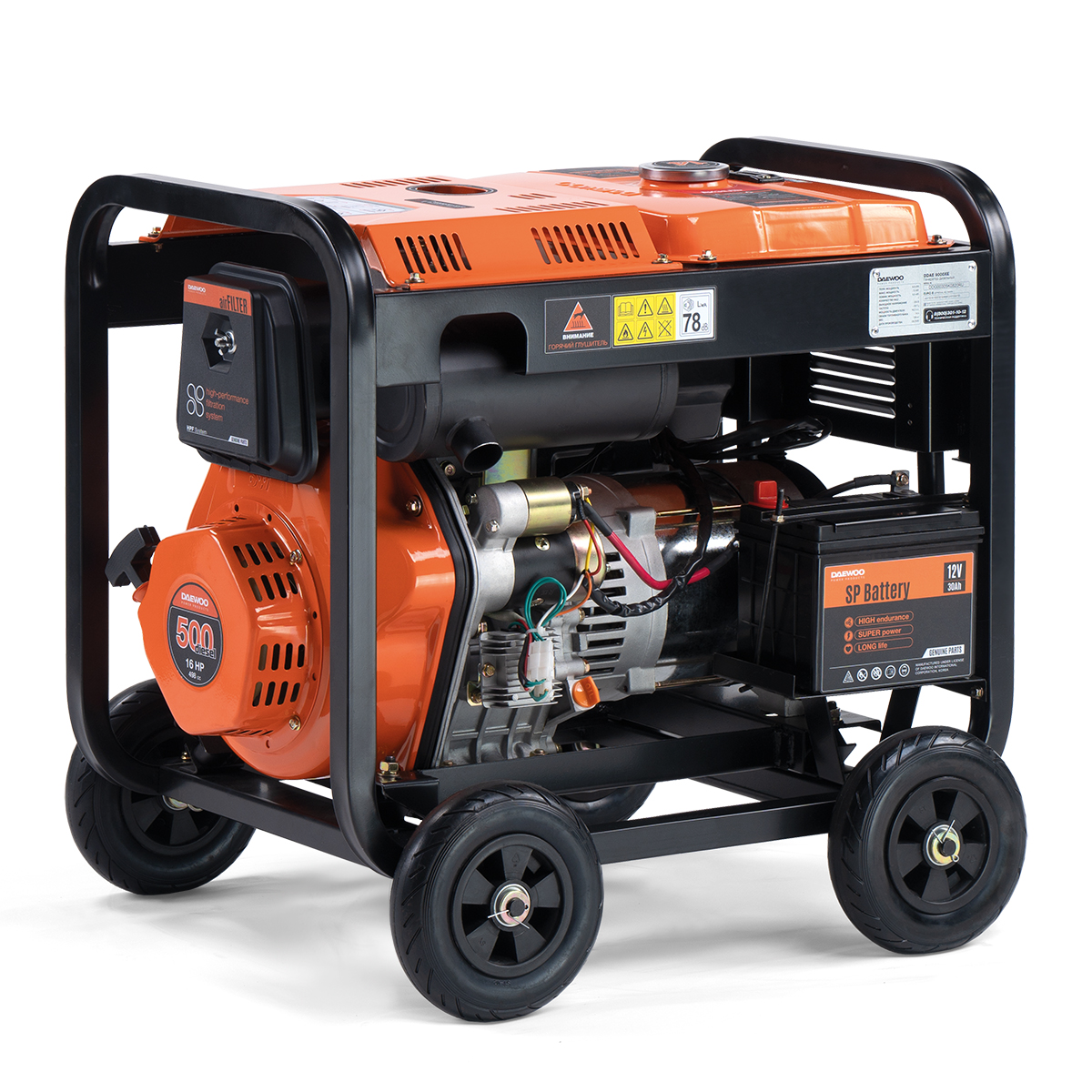 Дизельный генератор DAEWOO DDAE 9000XE купить по цене 129&nbsp;990 ₽ в интернет магазине ТЕХСАД