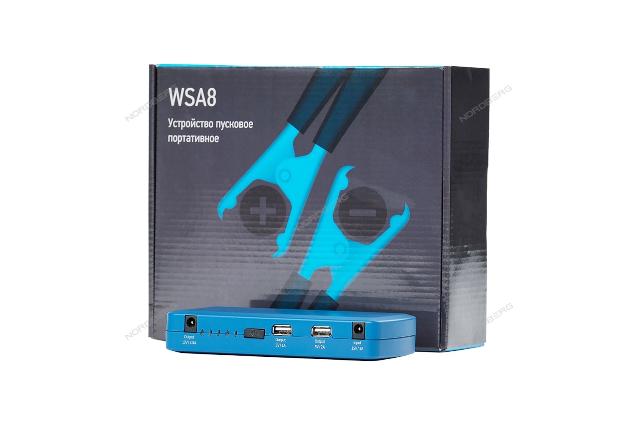 Устройство пуско-зарядное, автономное, портативное, 400 А NORDBERG WSA8 купить по цене 5&nbsp;502 ₽ в интернет магазине ТЕХСАД