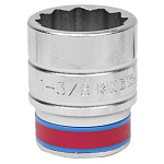 Головка торцевая стандартная двенадцатигранная 3/4'', 1-3/8'', дюймовая KING TONY 633044S купить по цене 1&nbsp;050 ₽ в интернет магазине ТЕХСАД