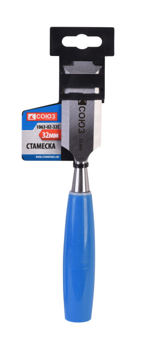 Стамеска СОЮЗ 1063-02-32С купить по цене 250 ₽ в интернет магазине ТЕХСАД