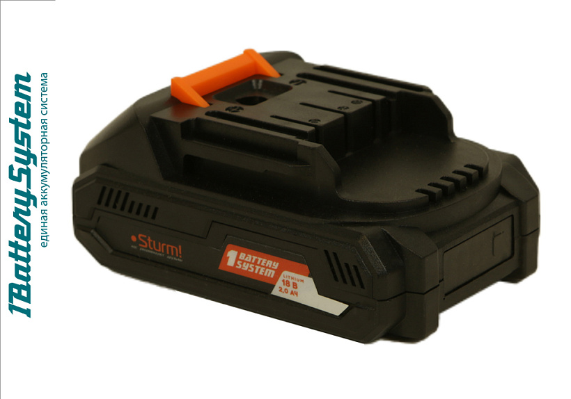 Аккумулятор Sturm! SBP1802 1BatterySystem купить по цене 2&nbsp;690 ₽ в интернет магазине ТЕХСАД