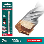 KRAFTOOL 7 х 100 мм, 3-х гранный хвостовик, сверло по бетону EXTREME 29166-100-07 купить по цене 193 ₽ в интернет магазине ТЕХСАД