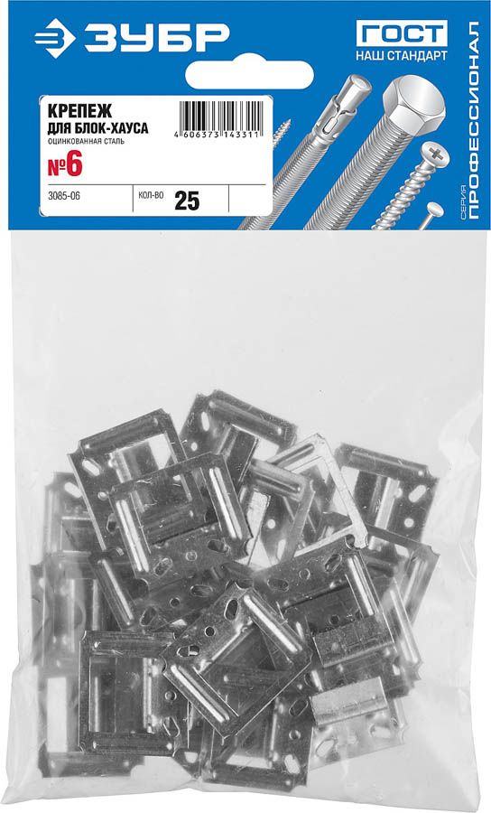 ЗУБР 6 мм, 25 шт., крепеж для вагонки КЛЯЙМЕР 3085-06 купить по цене 20 ₽ в интернет магазине ТЕХСАД