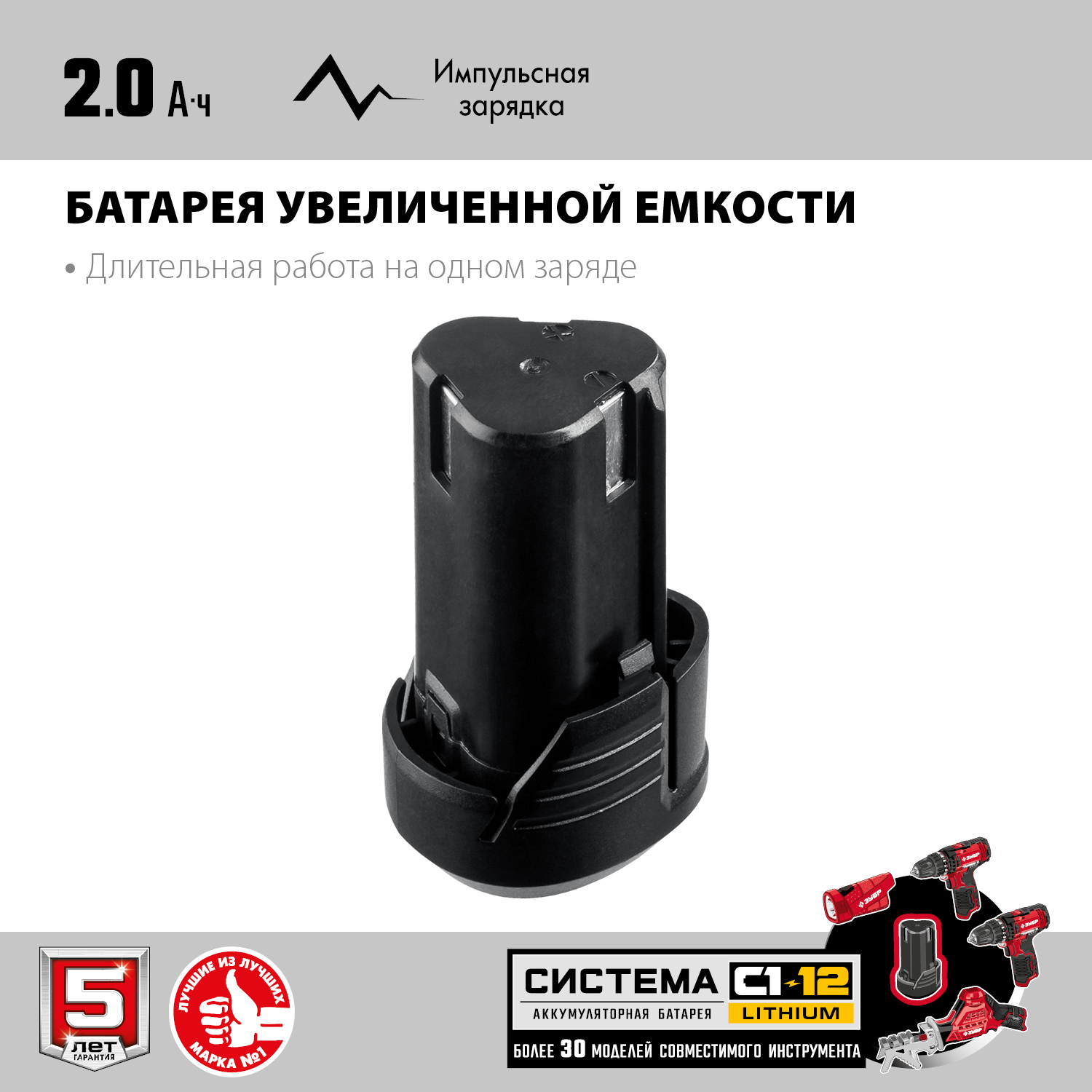 ЗУБР 12В, 1 АКБ (2Ач), в коробке, пила сабельная СПЛ-125-21 Мастер купить по цене 6&nbsp;340 ₽ в интернет магазине ТЕХСАД