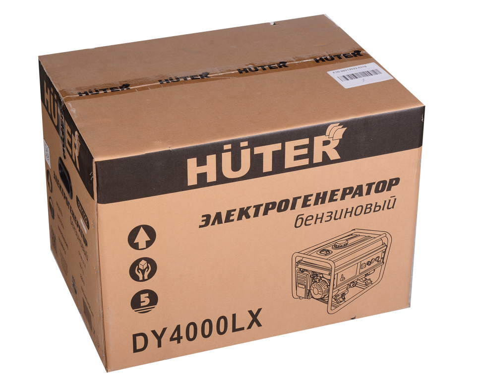 Портативный бензогенератор HUTER DY4000LX купить по цене 33&nbsp;490 ₽ в интернет магазине ТЕХСАД
