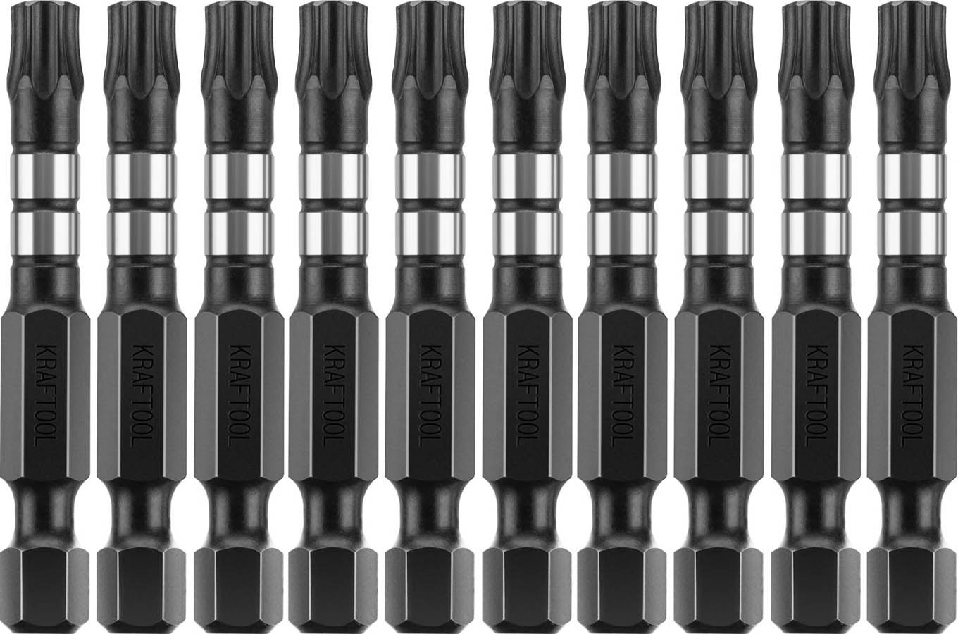 KRAFTOOL TX30, 50 мм, 10 шт., биты TORX Impact Pro 26195-30-50-S10 купить по цене 1&nbsp;050 ₽ в интернет магазине ТЕХСАД