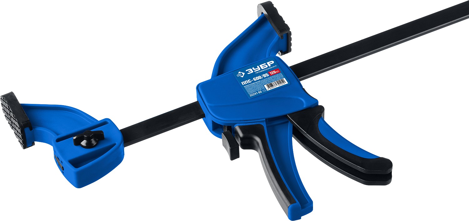 ЗУБР 600х90 мм, струбцина пистолетная ППС-60/9 32241-60 Профессионал купить по цене 1&nbsp;180 ₽ в интернет магазине ТЕХСАД