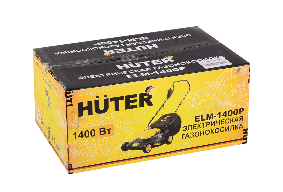 Газонокосилка электрическая HUTER ELM-1400P купить по цене 11&nbsp;390 ₽ в интернет магазине ТЕХСАД