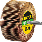 STAYER P100, 60х30 мм, круг шлифовальный лепестковый на шпильке 36609-100 купить по цене 400 ₽ в интернет магазине ТЕХСАД