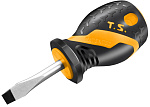 Отвертка шлицевая ''GRIPro'', Slotted 5,5 мм, 38 мм TOLSEN TT20131 купить по цене 100 ₽ в интернет магазине ТЕХСАД
