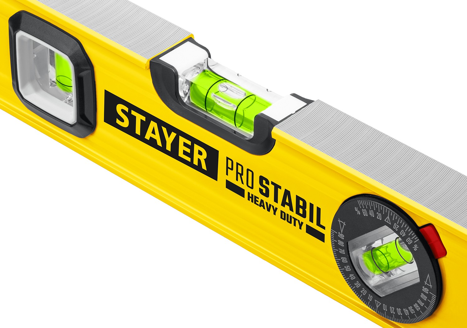 STAYER ProSTABIL 800 мм уровень строительный фрезерованный, 3 глазка, линейка, рукоятки, точность 0.5 мм/м, 3471-080_z02 купить по цене 1&nbsp;140 ₽ в интернет магазине ТЕХСАД
