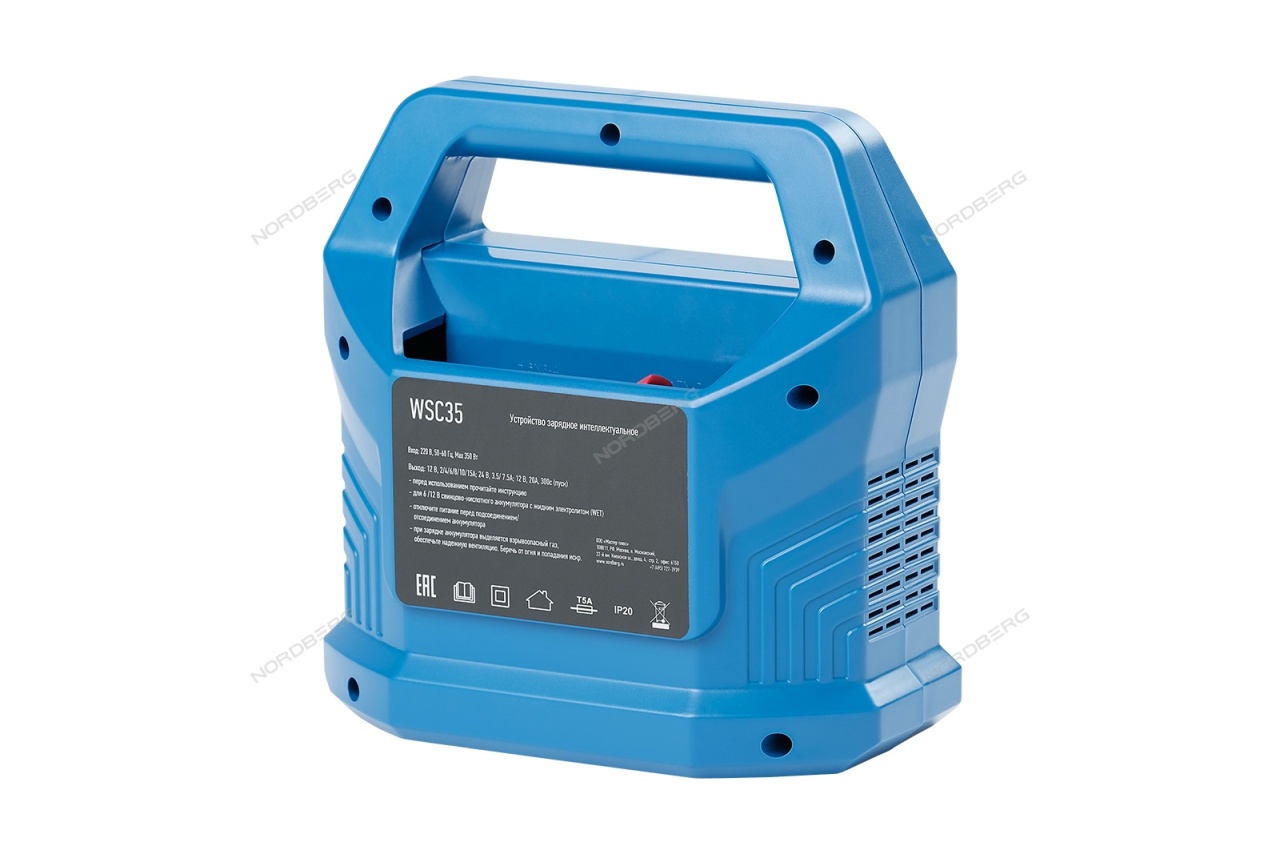 Устройство зарядное, 350 Вт NORDBERG WSC35 купить по цене 6&nbsp;541 ₽ в интернет магазине ТЕХСАД