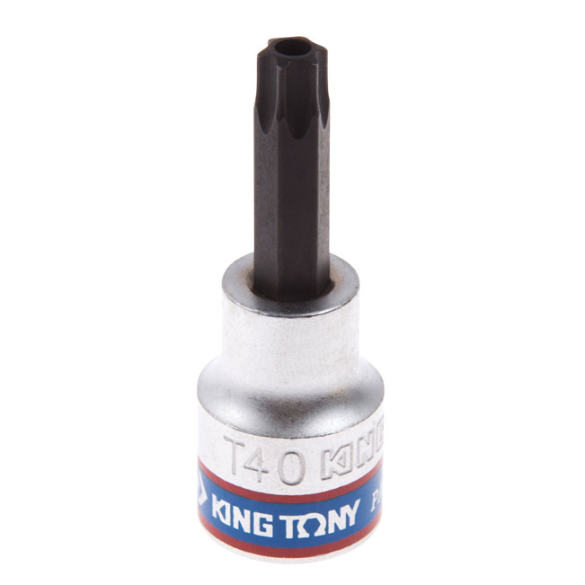 Насадка (бита) торцевая 3/8'', Torx, T40, L = 50 мм, с отверстием KING TONY 302740 купить по цене 200 ₽ в интернет магазине ТЕХСАД