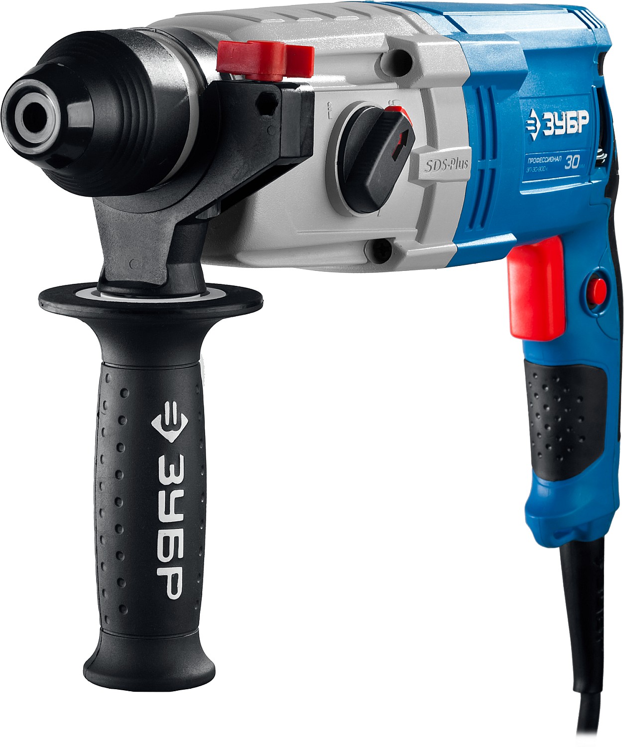 ЗУБР 900 Вт, 0-1000 об/мин, 0-5500 уд/мин, кейс, перфоратор горизонтальный ЗП-30-900 К Профессионал купить по цене 9&nbsp;820 ₽ в интернет магазине ТЕХСАД